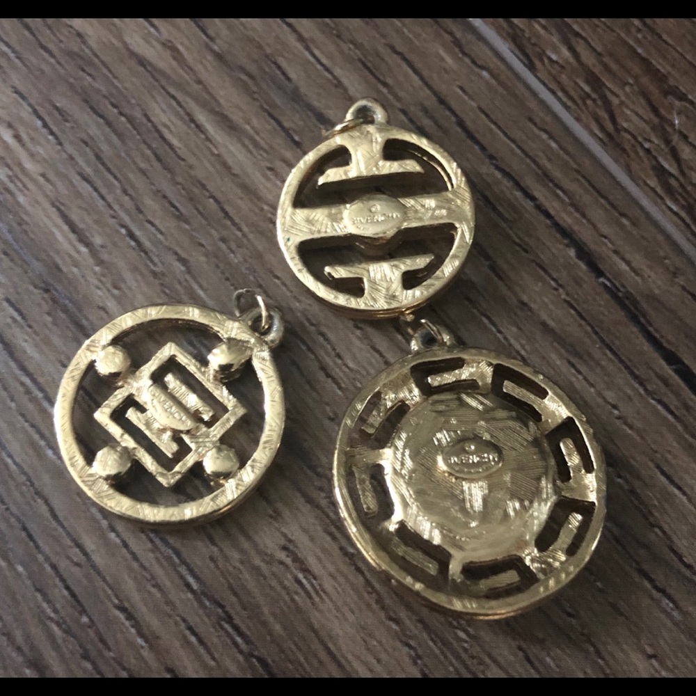 GIVENCHY-AUTHENTIC Vintage PENDANTS-3 Included - Picture 3 of 8